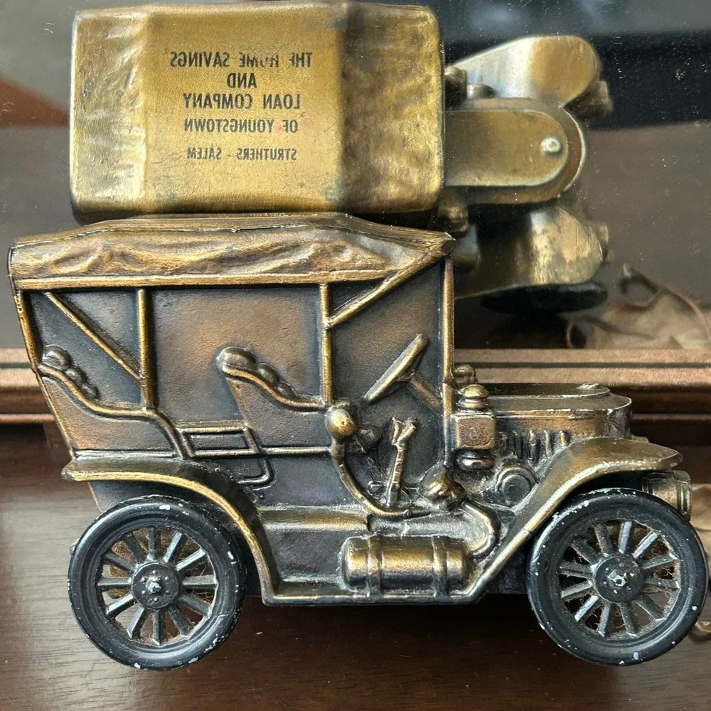 Vintage Home Savings and Loan Model T Coin Bank Youngstown OH